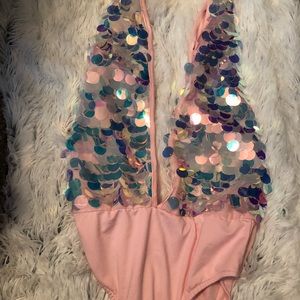 IHEARTRAVES Sparkly bodysuit